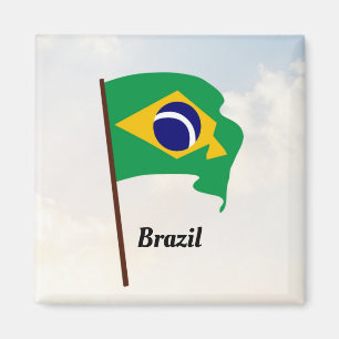 Imán Bandera de Brasil