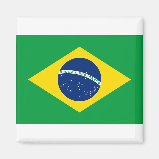 Imán Bandera de Brasil (Frente)