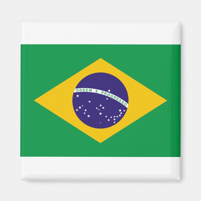 Imán Bandera de Brasil (Frente)