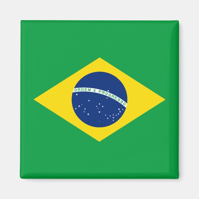 Imán Bandera de Brasil (Frente)