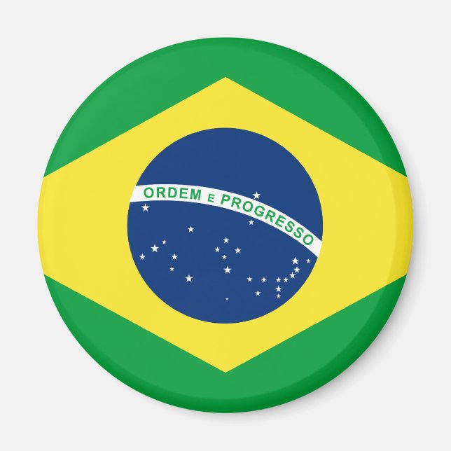 Imán bandera de brasil (Frente)
