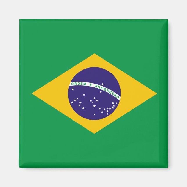 Imán Bandera de Brasil (Frente)
