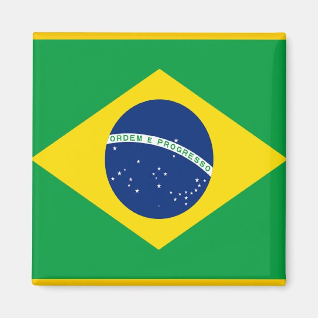 Imán Bandera de Brasil (Frente)