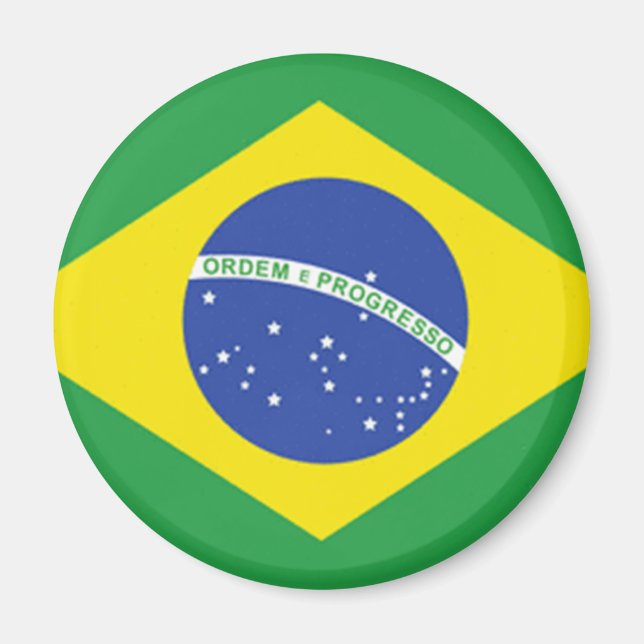 Imán Bandera de Brasil (Frente)