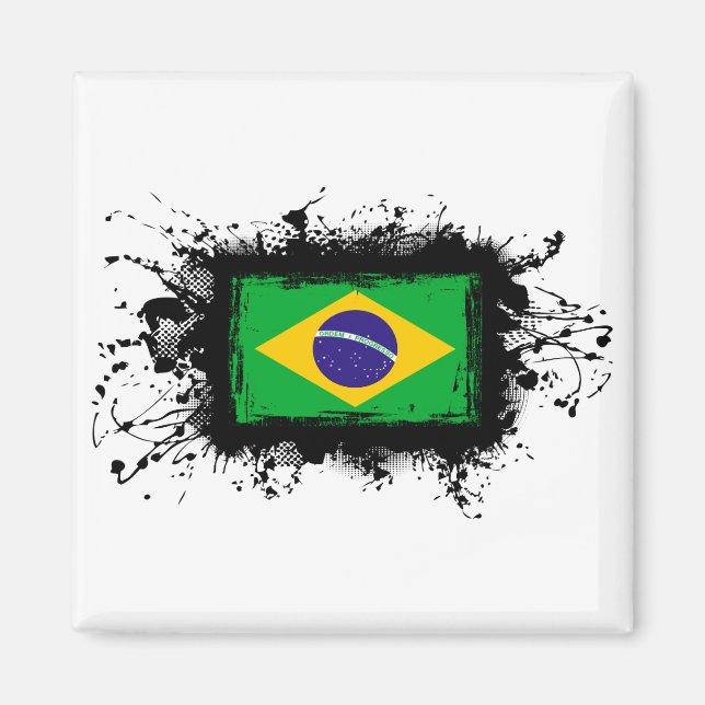 Imán Bandera de Brasil (Frente)