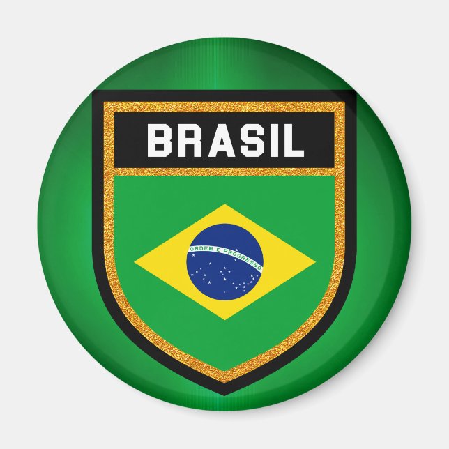 Imán Bandera de Brasil (Frente)