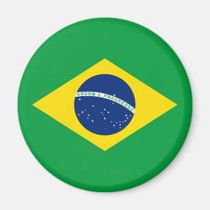 Imán Bandera de Brasil Patriótica