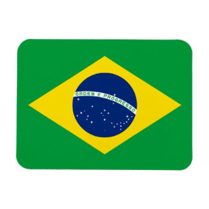 Imán Bandera de Brasil Patriótica