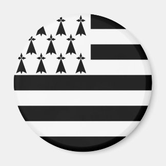 Imán Bandera de Bretaña (Gwenn-ha-du) Magnet