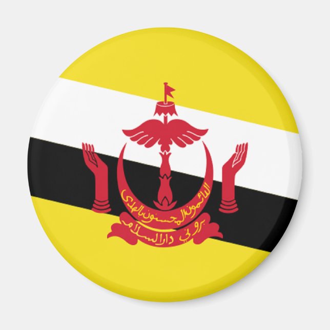 Imán Bandera de Brunei (Frente)