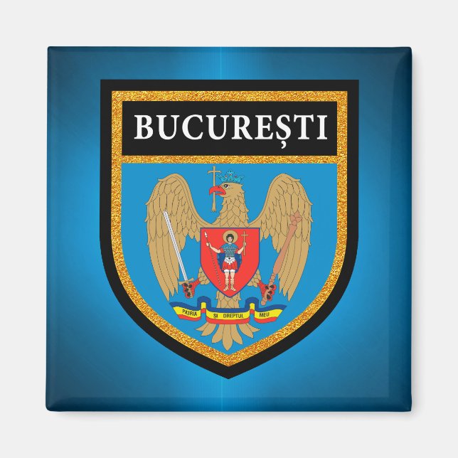 Imán Bandera de Bucarest (Frente)