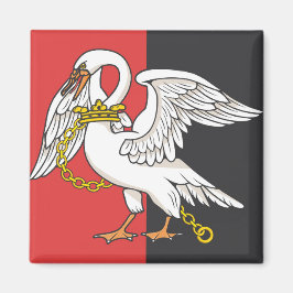 Imán Bandera de Buckinghamshire (condado del Reino Unid