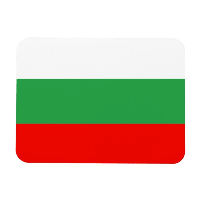 Imán Bandera de Bulgaria (Horizontal)