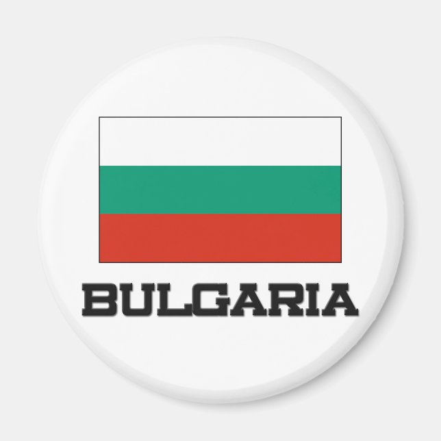 Imán Bandera de Bulgaria (Frente)