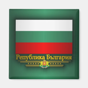 Imán Bandera de Bulgaria