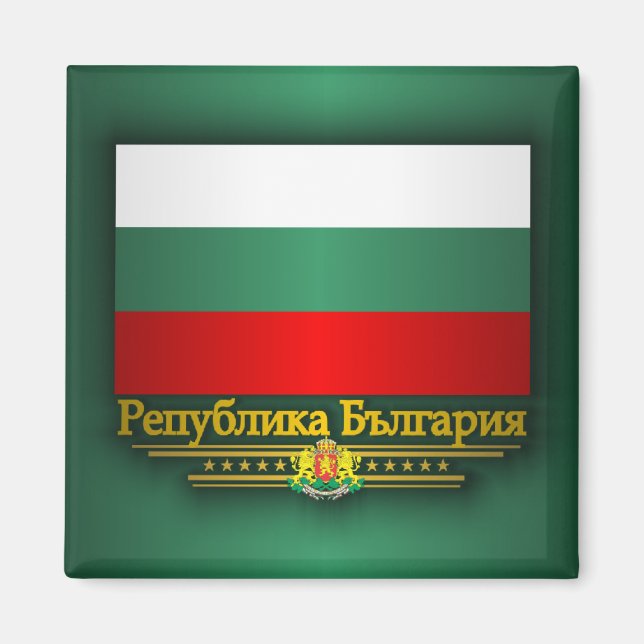 Imán Bandera de Bulgaria (Frente)