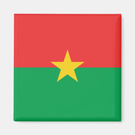 Imán Bandera de Burkina Faso