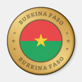 Imán Bandera de Burkina Faso
