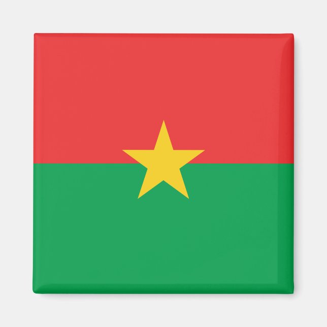 Imán Bandera de Burkina Faso (Frente)