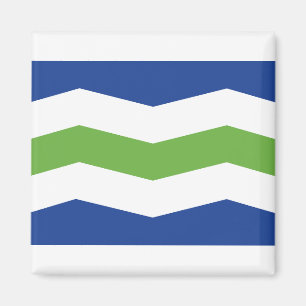 Imán Bandera de Burlington, Vermont