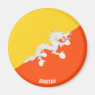 Imán Bandera de Bután encantando patriótico