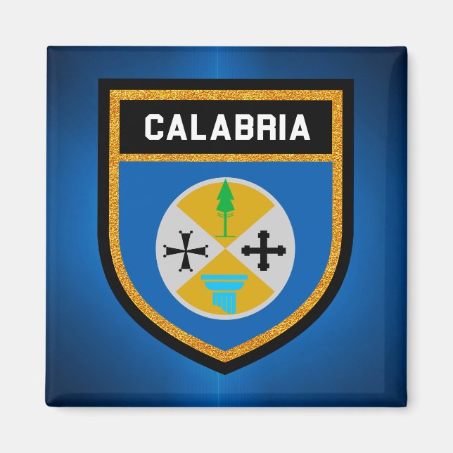 Imán Bandera de Calabria (Frente)