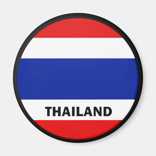 Imán Bandera de calidad de sondeo de Tailandia (Frente)