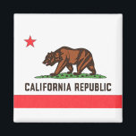 IMÁN BANDERA DE CALIFORNIA<br><div class="desc">Bandera del Estado de Oro</div>