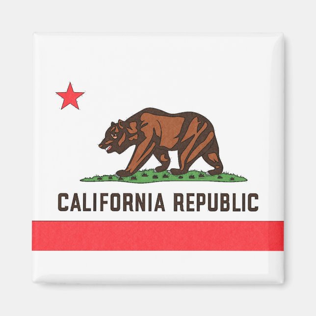 IMÁN BANDERA DE CALIFORNIA (Frente)