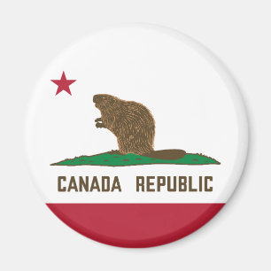 Imán Bandera de California en Canadá