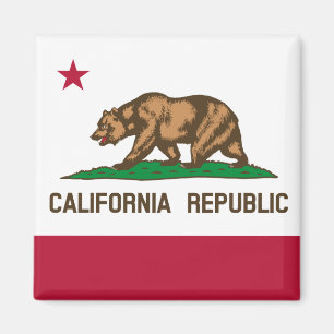 Imán Bandera de California y California, vacaciones y d