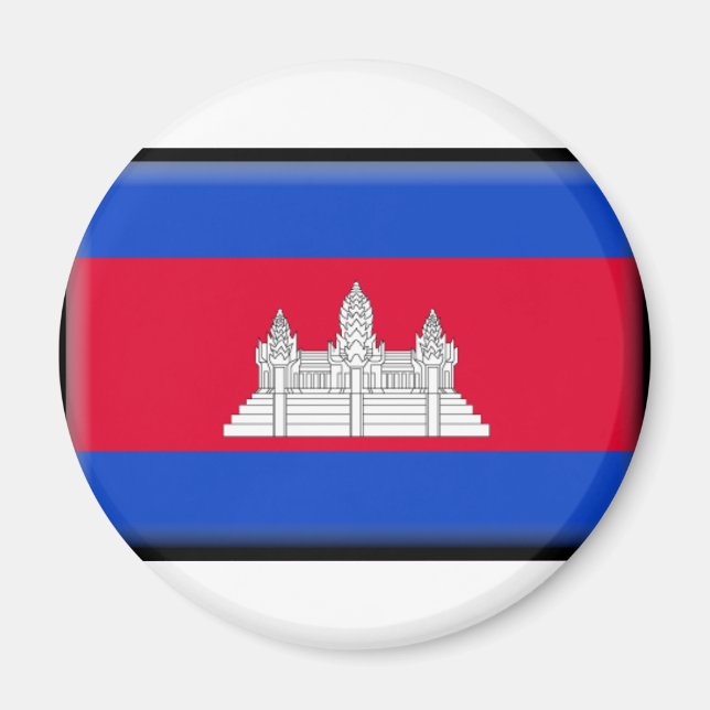 Imán Bandera de Camboya (Frente)