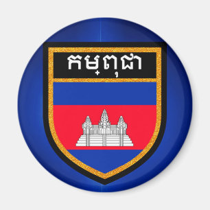 Imán Bandera de Camboya