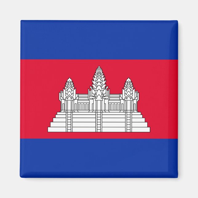 Imán Bandera de Camboya (Frente)