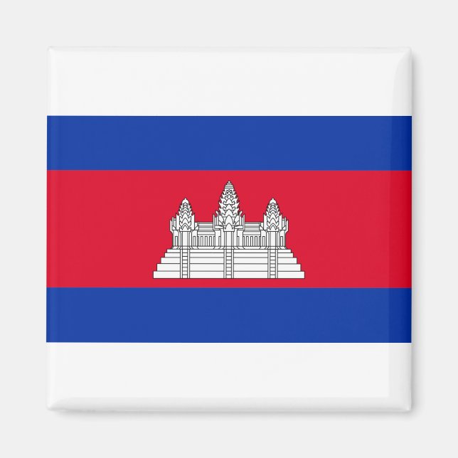 Imán Bandera de Camboya (Frente)