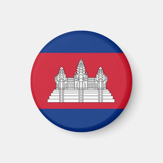 Imán Bandera de Camboya (Frente)