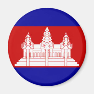 Imán Bandera de Camboya KH