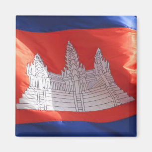 Imán bandera de camboya wat