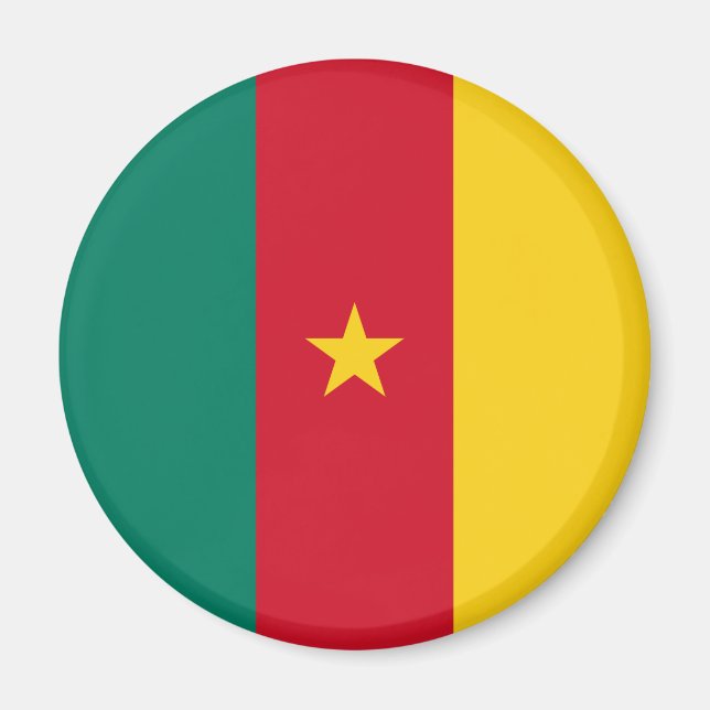 Imán Bandera de Camerún (Frente)