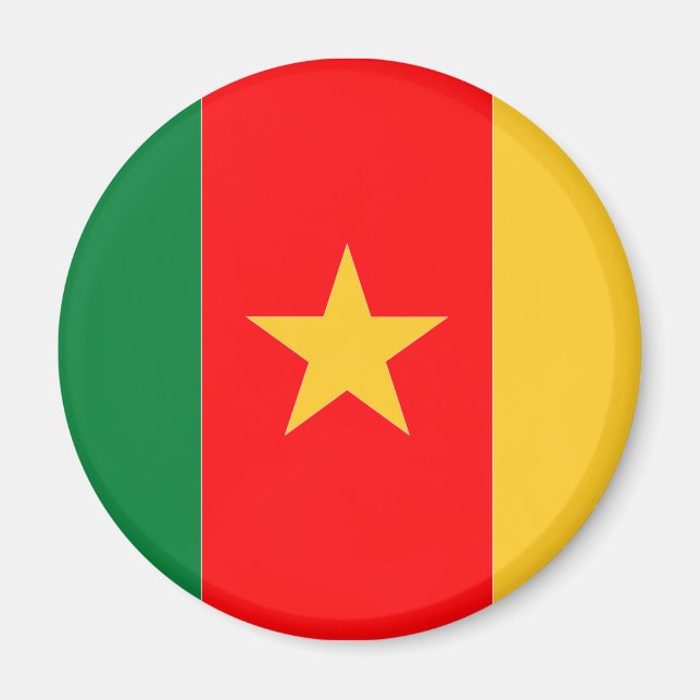 Imán Bandera de Camerún (Frente)