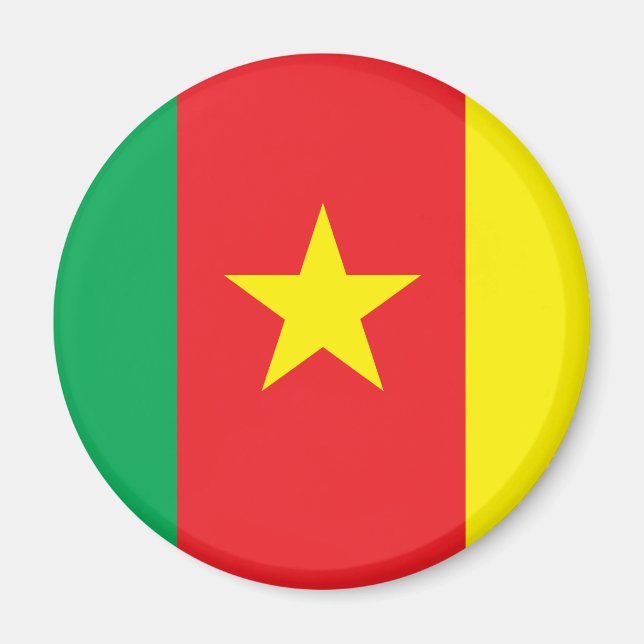 Imán Bandera de Camerún (Frente)