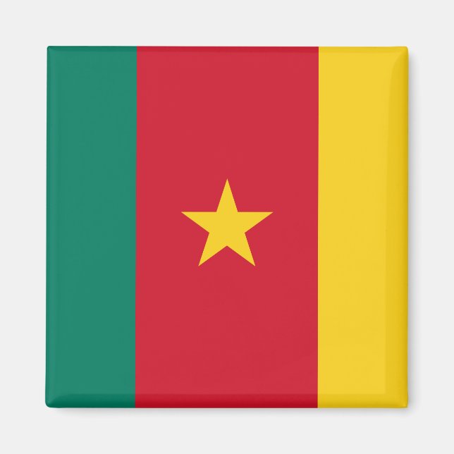 Imán Bandera de Camerún (Frente)
