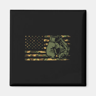 Imán Bandera De Camo Boxing Ee.Uu. Para Boxeador - Band