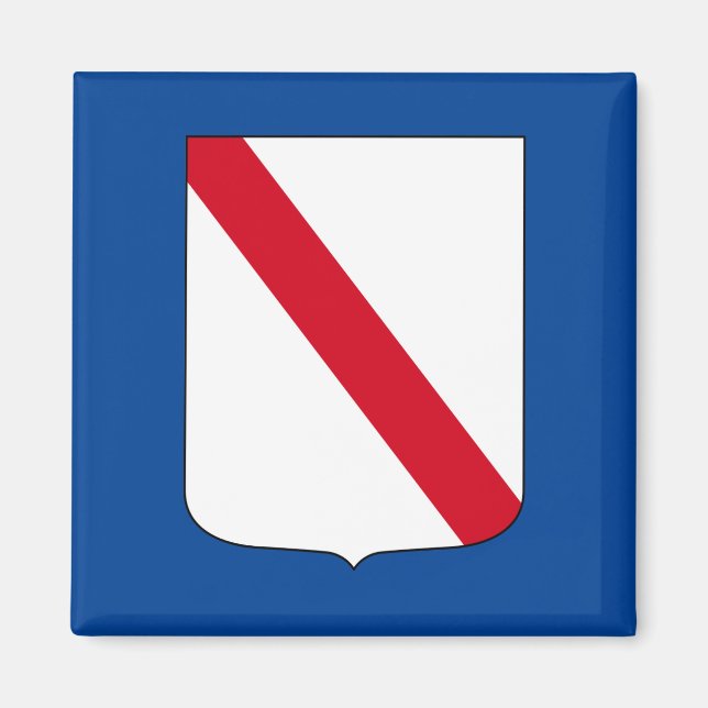 Imán Bandera de Campania (Italia) (Frente)