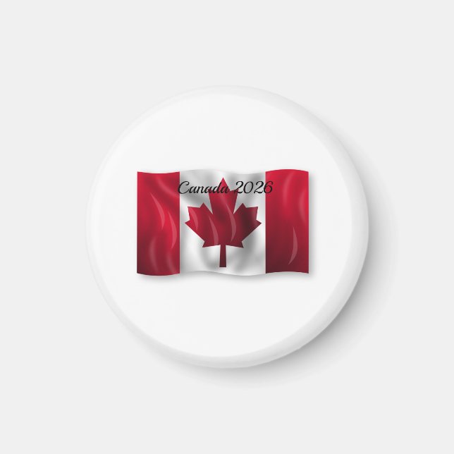 Imán Bandera de Canadá  (Frente)