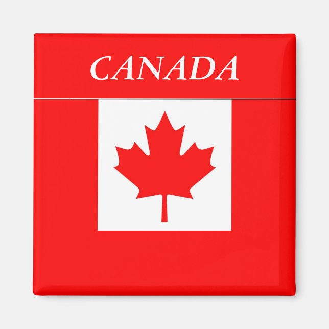 Imán Bandera de Canadá (Frente)