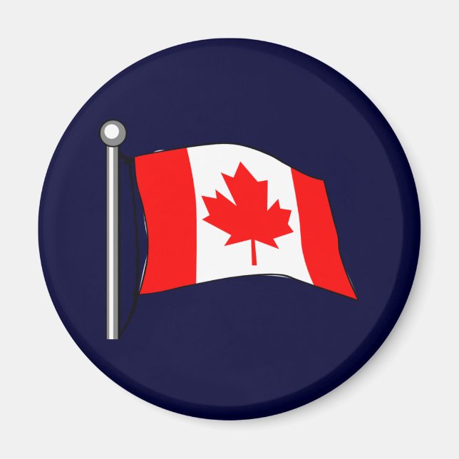 Imán Bandera de Canadá (Frente)