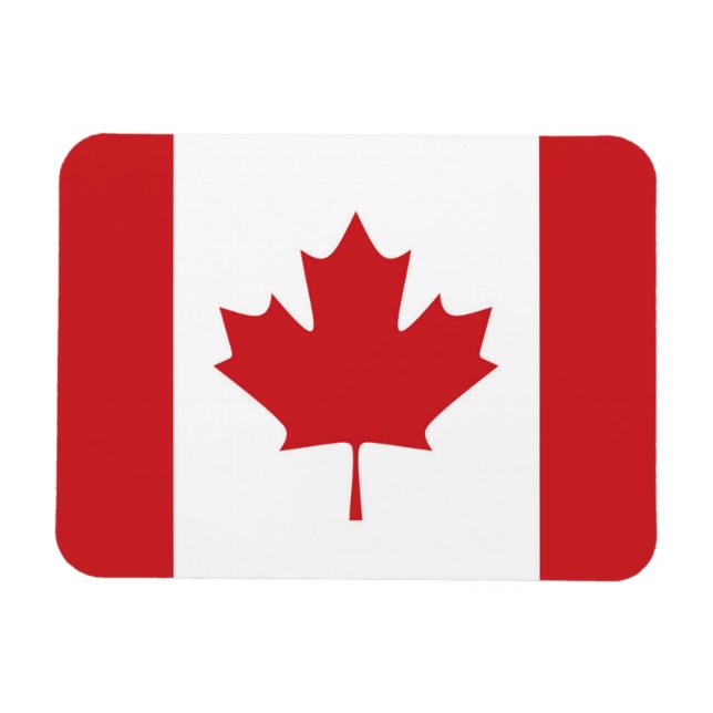 Imán Bandera de Canadá (Horizontal)