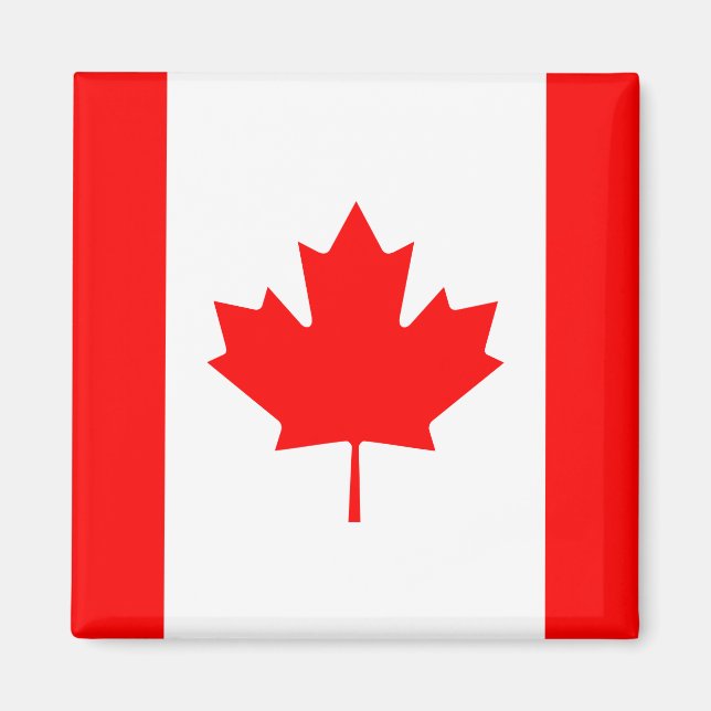 Imán Bandera de Canadá (Canadá) (Frente)
