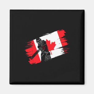 Imán Bandera de Canadá Canadá Fanático de Críquet Jugad